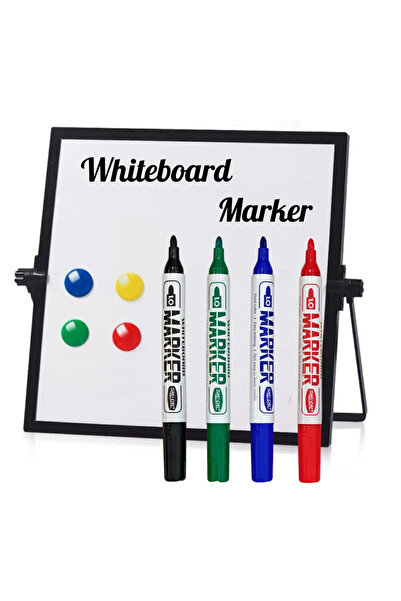 Choice 4 Colors 4PCS Whiteboard Dry Erase Markers Set – Red, Blue, Black, Gre...
