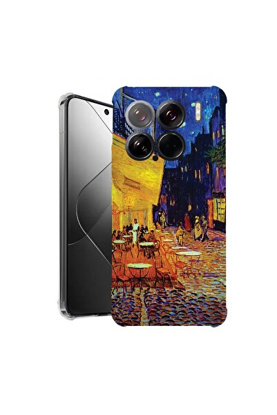 bestcase Θήκη για Xiaomi 15, Αντικραδασμική 1.5MM, Βαν Γκογκ Καφές ©   βεράντ...
