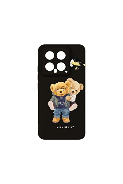 bestcase Husa BestCase¬Æ Premium Silicon, Compatibila Cu Xiaomi 14, Teddy Bea...