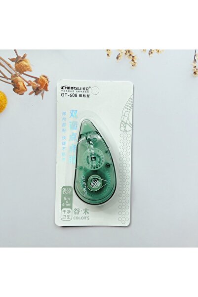 Choice3 شريط لاصق أخضر مزدوج الجوانب 8م*6مم، نقاط لاصقة للديكور، ألبوم صور، ل...