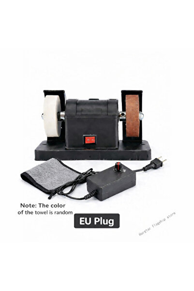 Choice Eu plug Mini Bench Grinder, Electric Double Wheel Sharpener Variable S...