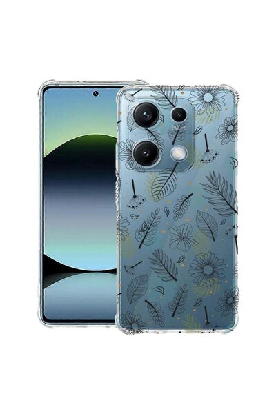 bestcase Αντικραδασμική Θήκη Συμβατή με OPPO A6 Pro, με Σχέδιο Λουλουδιών, Εν...
