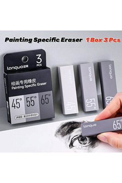 Choice 1Box 3Pcs Painting Specific Eraser, 3 Pack Block Pencil Erasers ,Erase...