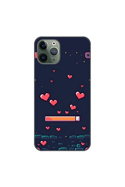 OEM Husa compatibila cu Apple iPhone 11 Pro Max Silicon Gel Tpu Model Pixelat...