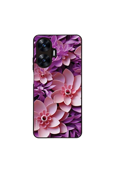 Sonique Θήκη 3D Flower Series για Realme C55 Ροζ