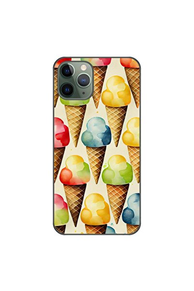 OEM Husa compatibila cu Apple iPhone 11 Pro Max Silicon Gel Tpu Model Icecrea...