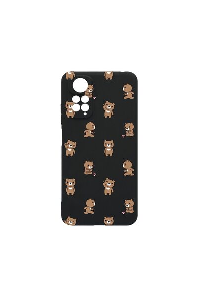 bestcase Тънък силиконов калъф 0.8ММ, съвместим с Xiaomi Redmi Note 11, с дес...
