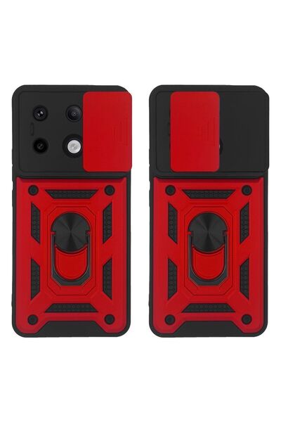 Sonique Θήκη Ring Armor CamPro για Xiaomi Redmi Note 13 Pro 5G / Poco X6 5G Κ...