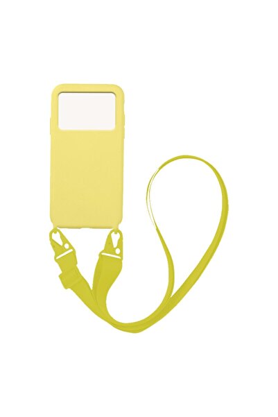 Sonique Θήκη Σιλικόνης με Strap CarryHang Xiaomi Poco M4 Pro 4G Κίτρινο