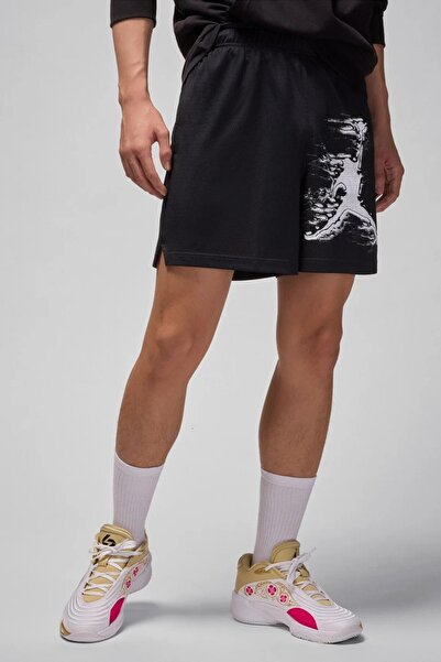 Nike Jordan Dri-Fit GFX Short Grafik Baskılı Erkek Antreman Şort Siyah