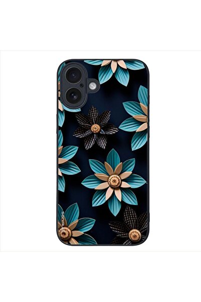 Sonique Θήκη 3D Flower Series για Apple iPhone 16 Plus Γαλάζιο