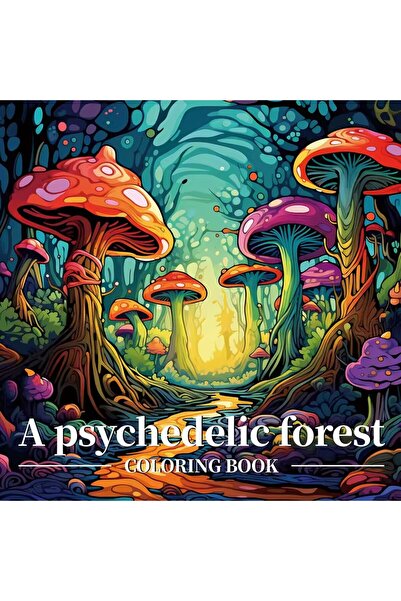 Choice MULTI A Psychedelic Forest Patterns Coloring Book for Adults And Teens...