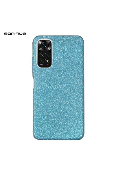 Sonique Θήκη Σιλικόνης Shiny Xiaomi Redmi Note 11 4G / Redmi Note 11S Γαλάζιο