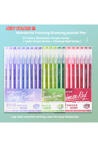 Choice22 NEW 27 Colors Set LANGUO 45/9 Colors Morandi Colorful Gel Pen Studen...