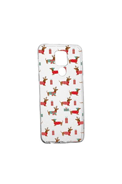 bestcase Husa Silicon Compatibila Cu Xiaomi Redmi Note 9, Dachshund Christmas...