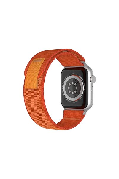 Sonique Λουράκι Nylon Loop Band για Apple Watch (42/44/45/49MM) Πορτοκαλί