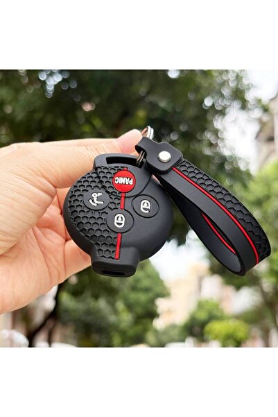 Choice5 C redline 4 BTN set For Mercedes Benz Smart Key Fob Case With Keychai...