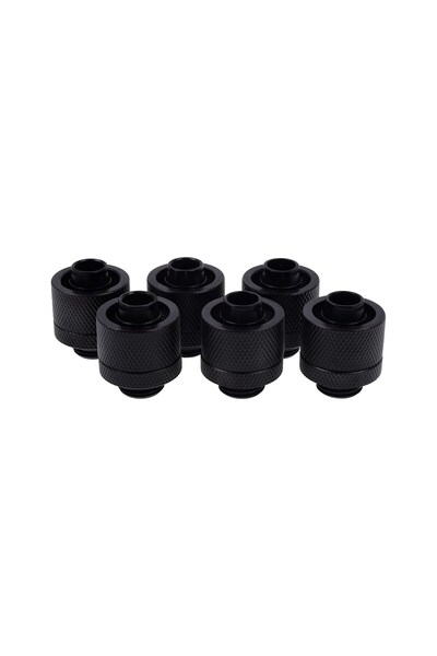 Alphacool Racord EISZAPFEN 16/10MM D. Negru, Pachet de 6