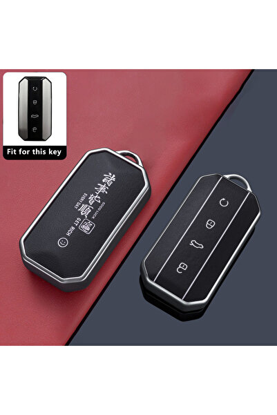 choice2 key cover for JAECOO Black-1 piece Car Key Case for Chery Jaecoo J7 7...
