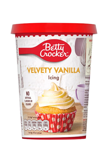 BETTY CROCKER Velvety Vanılla Icing Kek Kreması 400 gr