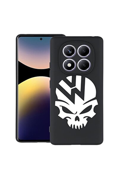 bestcase Калъф за Xiaomi Redmi Note 14 Pro 4G, VW Череп, Тънък силиконов 0.8М...