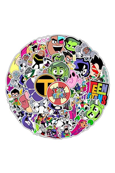 Choice 4-7cm 50pcs 50pcs / Set Not Repeating Teen Titans Go Waterproof Sticke...
