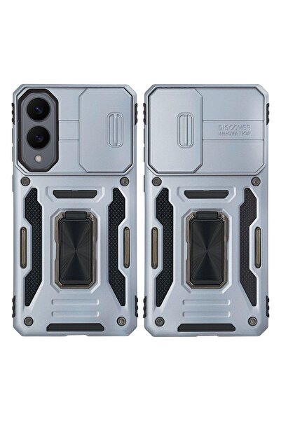 Sonique Θήκη Ring Armor CamShield για Samsung Galaxy S25 Edge Γκρι