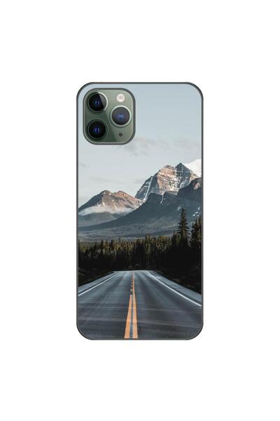 OEM Husa compatibila cu Apple iPhone 11 Pro Max Silicon Gel Tpu Model Mountai...
