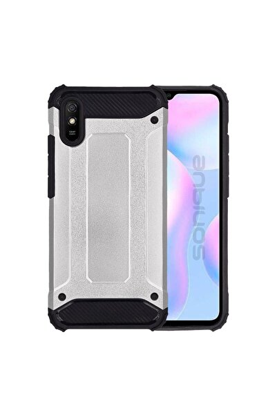 Sonique Θήκη Heavy Armor Xiaomi Redmi 9A / Redmi 9AT Ασημί