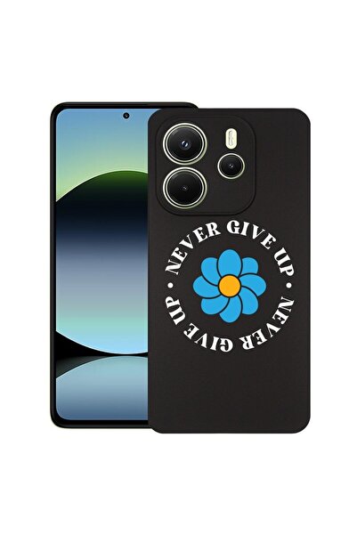 bestcase ¬Æ Husa pentru Xiaomi Redmi Note 14, Never Give Up, Slim Silicon 0.8...