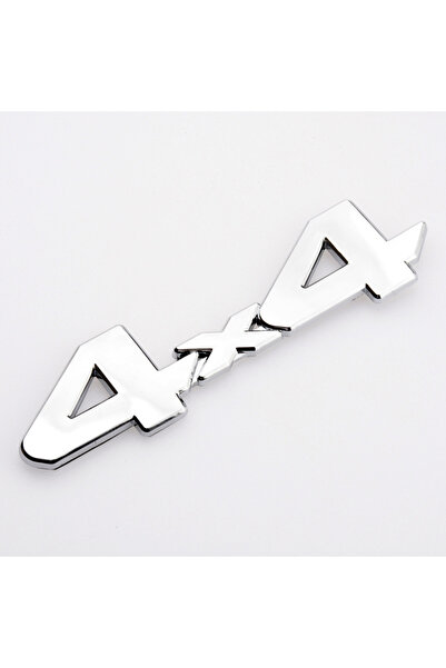 choice2 Chrome 3d Metal Numbers 4x4 Emblem Black Silver Red Letters Logo Car ...