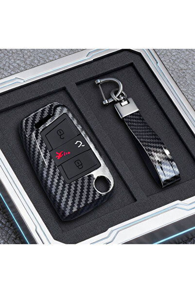Choice3 4 btn keychain 3 4 Buttons Carbon Car Key Case Cover Fob For Volkswag...