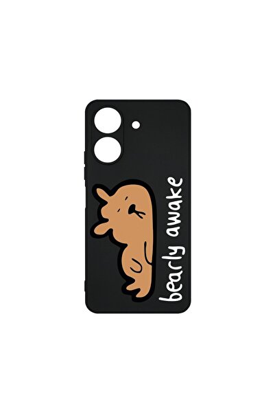 bestcase Λεπτή Θήκη Σιλικόνης 0.8MM, Συμβατή με Xiaomi Redmi 13C, Bearly Awak...