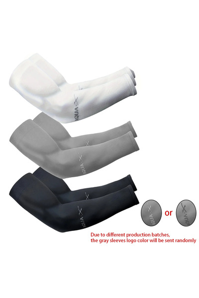 choice2 Black Gray White 3Pairs Summer Sun Protection Ice Sleeve Men Women Fa...
