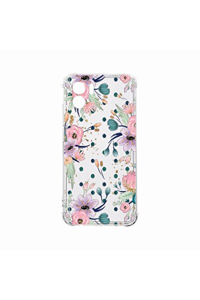 bestcase Противоударен калъф, съвместим с Xiaomi Redmi A1, Колекция Цветя, Уд...