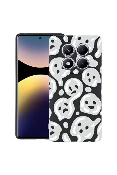 bestcase Husă pentru Xiaomi Redmi Note 15 Pro Plus 5G cu Design Gray Acid Smi...