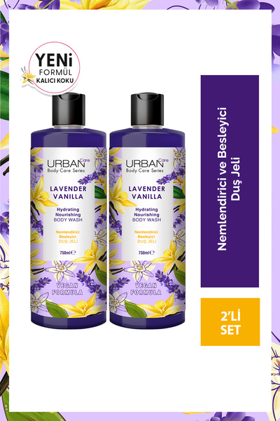 Urban Care Lavender & Vanilla Nemlendirici Besleyici Duş Jeli 2'li Set-750 ml...
