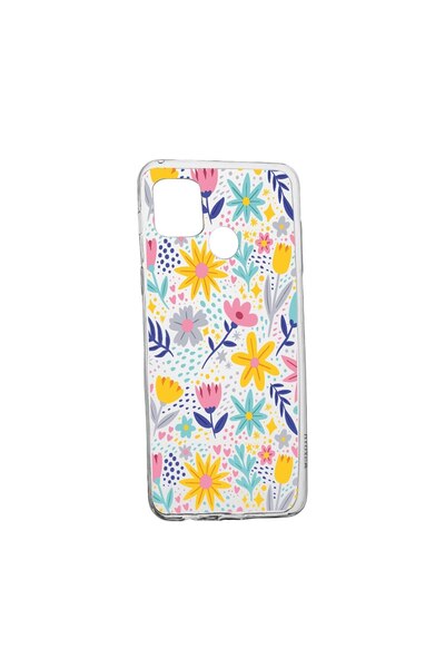 bestcase Husa Silicon Compatibila cu Realme C21Y, Little Flowers, rezistenta ...