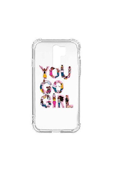 bestcase Husa Anti Shock Silicon Compatibila Cu Xiaomi Redmi 9, Girl Power, M...