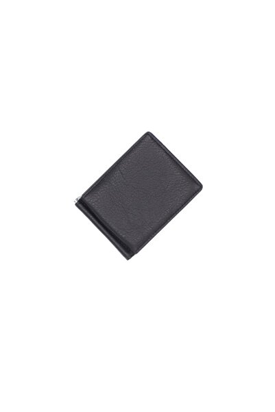 ButicCochet Portcard, din piele naturală, ButicCochet, 10 x 8 cm, Negru - PR1204