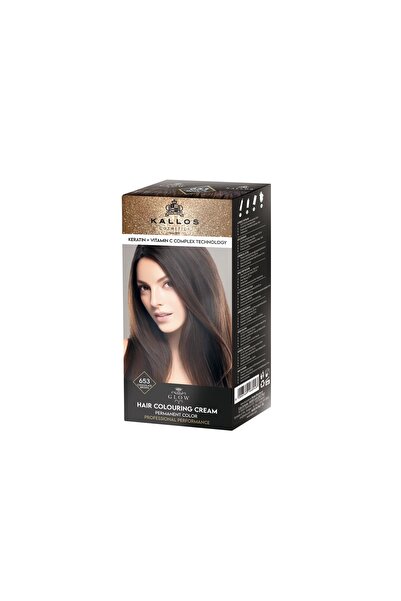 Kallos Cosmetics Kallos Glow Hair Dye 653, Chocolate Brown, 40 ml