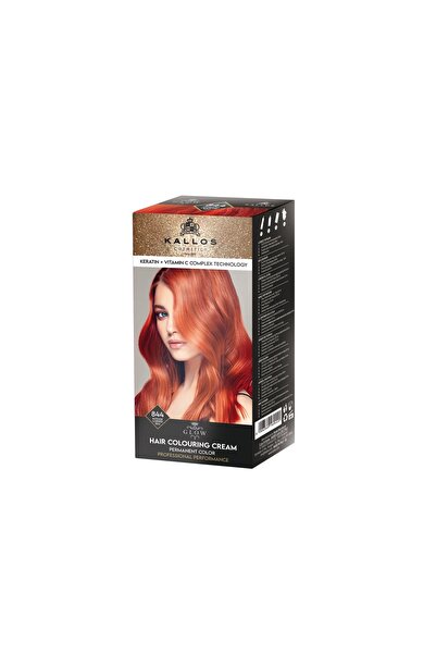 Kallos Cosmetics Kallos Glow Hair Dye 844, intense copper red, 60 ml