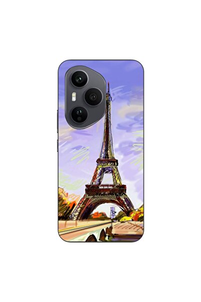 OEM Husa compatibila cu Honor 400 Pro Silicon Gel Tpu Model Desen Turnul Eiffel