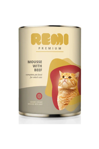 remi Hrana Umeda pentru pentru pisici adulte, Premium Mousse cu Vita 400 g