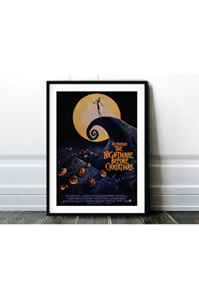 Boomah Accessories ملصق فيلم The Nightmare Before Christmas مع إطار