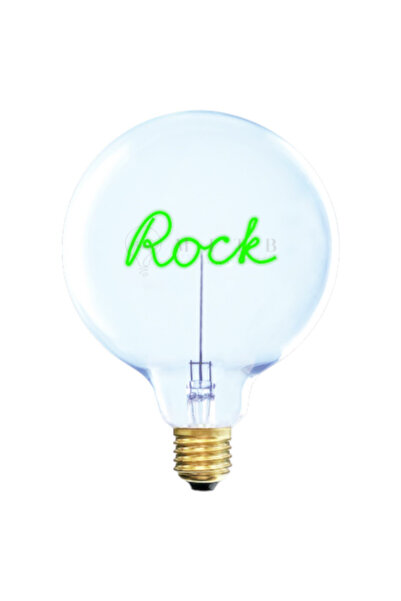 MITB ROCK LED Glass Bulb Green Decorative Light 70×110mm