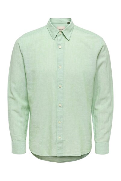 Only & Sons Мъжки ONSCAIDEN LIFE LS едноцветен от ленена смес NOOS OS22012321...