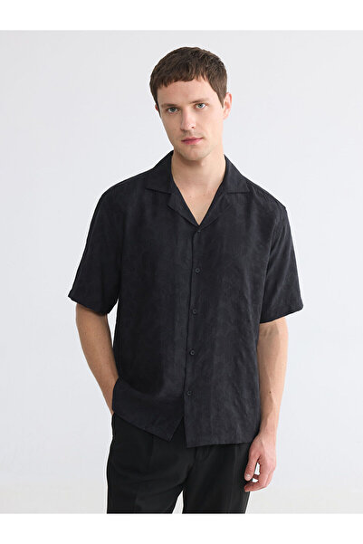 LC Waikiki Nevavm Regular Fit Patterned Men's Shirt with Difference