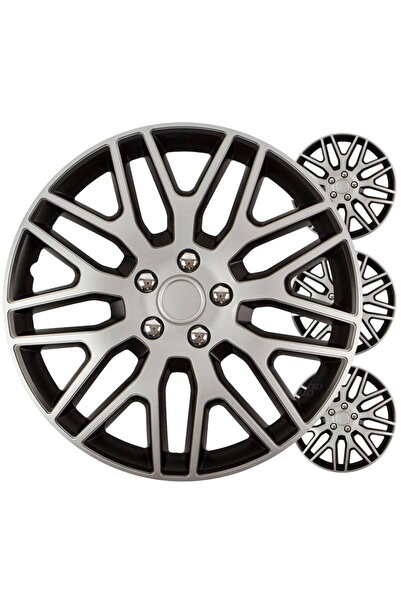 Versaco Capace roți auto 4 buc. Set Dakar negru argintiu 17" cutie colorată