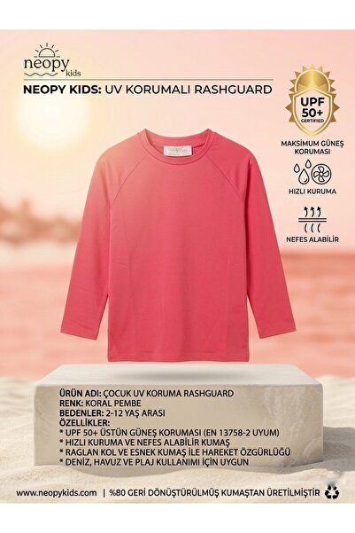NEOPY Tricou de protecție pentru copii UPF 50 PROTECȚIE UV